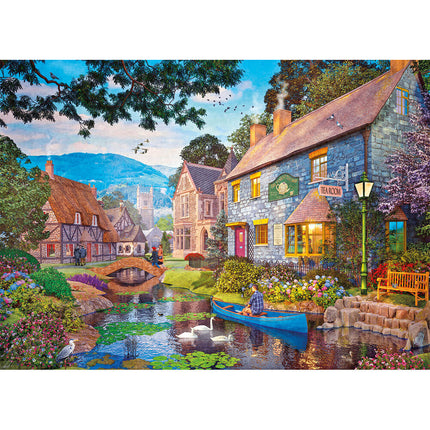 Gibsons Tea on the River Puzzel 1000 Stukjes