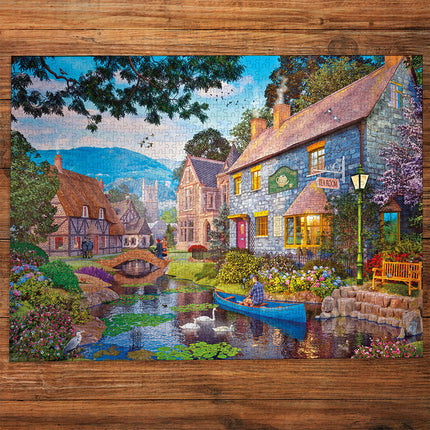 Gibsons Tea on the River Puzzel 1000 Stukjes