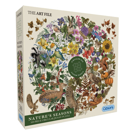Gibsons The Art File Nature’s Seasons Puzzel 500 Stukjes