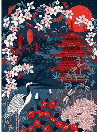Gibsons The Art File: Sakura Heights Puzzel 1000 Stukjes