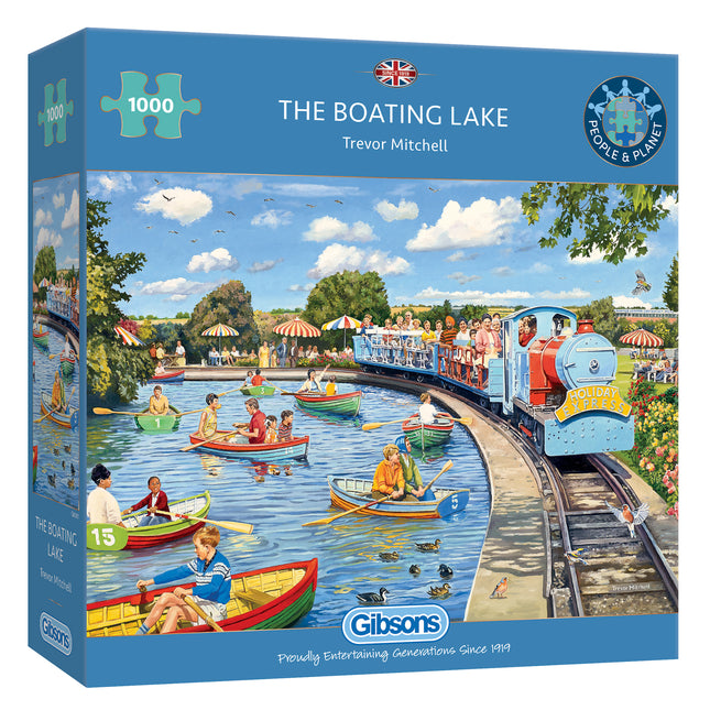 Gibsons The Boating Lake Puzzel 1000 Stukjes