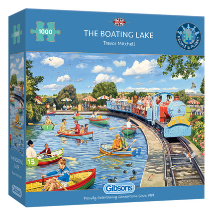 Gibsons The Boating Lake Puzzel 1000 Stukjes