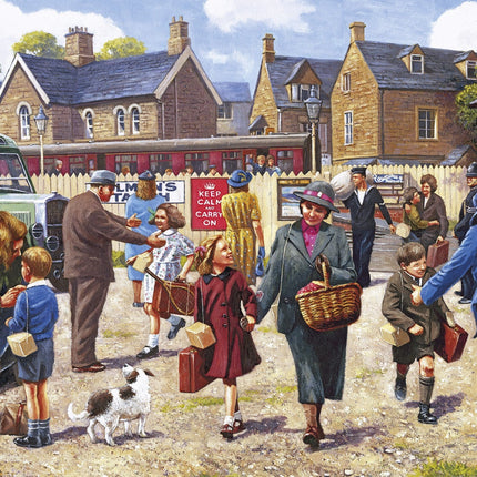 Gibsons The Evacuees Puzzel 4x 500 Stukjes