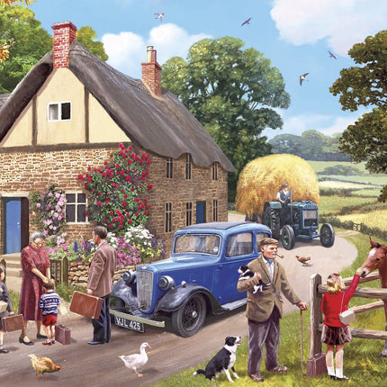 Gibsons The Evacuees Puzzel 4x 500 Stukjes