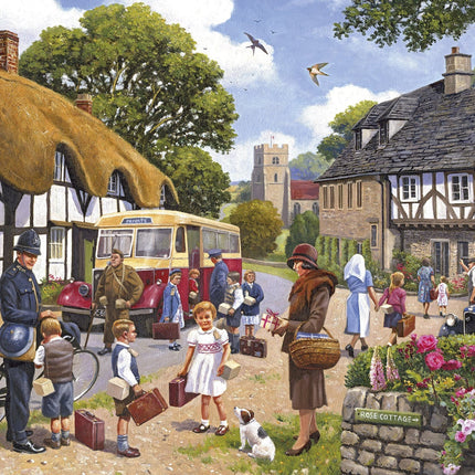 Gibsons The Evacuees Puzzel 4x 500 Stukjes