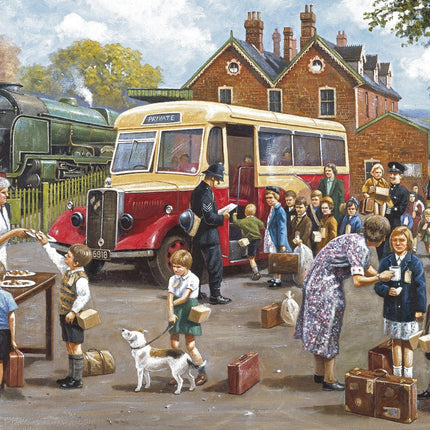 Gibsons The Evacuees Puzzel 4x 500 Stukjes