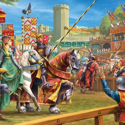 Gibsons The Joust at Warwick Puzzel 1000 Stukjes