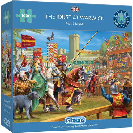 Gibsons The Joust at Warwick Puzzel 1000 Stukjes