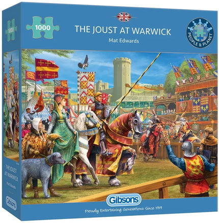 Gibsons The Joust at Warwick Puzzel 1000 Stukjes