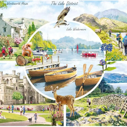 Gibsons The Lake District Puzzel 1000 Stukjes