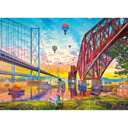 Gibsons Three Bridges Crossing Puzzel 1000 Stukjes