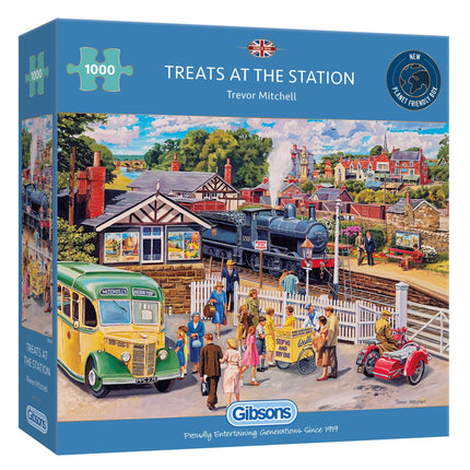 Gibsons Treats at the Station Puzzel 1000 Stukjes