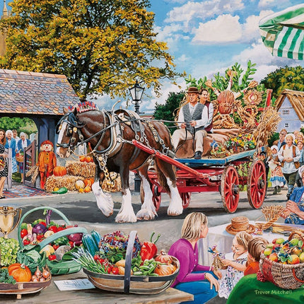 Gibsons Village Celebrations Puzzel 4x 500 Stukjes