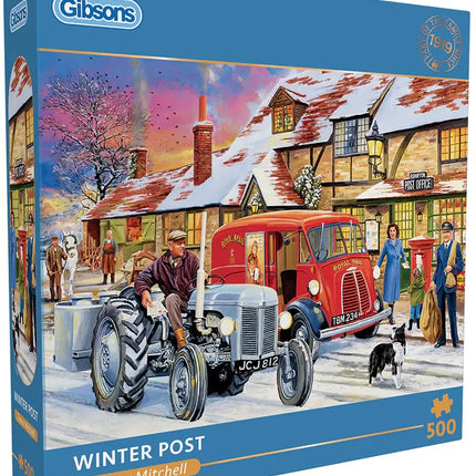 Gibsons Winter Post Puzzel 500 Stukjes