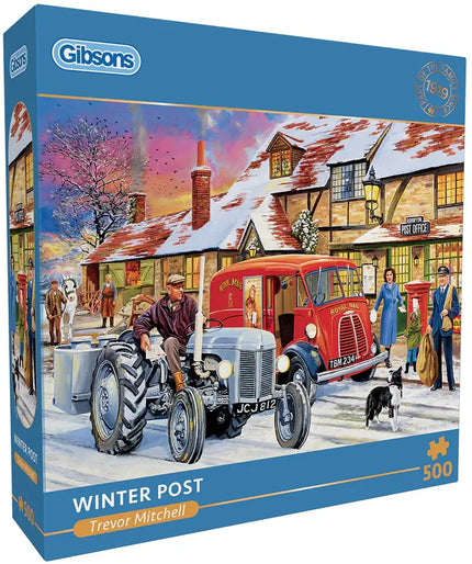 Gibsons Winter Post Puzzel 500 Stukjes