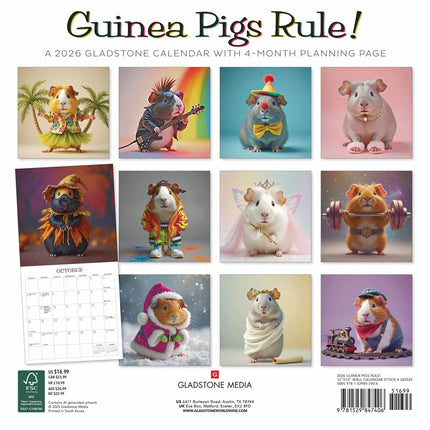 Gladstone Media Cavia Rules Kalender 2026