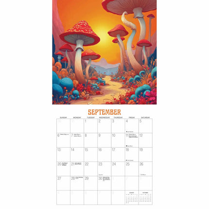 Gladstone Media Fantasie Paddenstoelen Kalender 2026