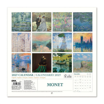 Grupo Claude Monet Kalender 2027