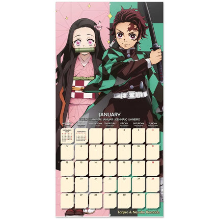 Grupo Demon Slayer Kalender 2026