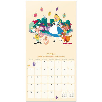 Grupo Disney Alice in Wonderland Kalender 2026