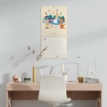 Grupo Disney Alice in Wonderland Kalender 2026