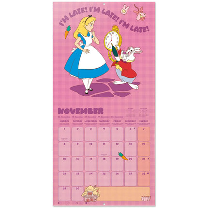 Grupo Disney Alice in Wonderland Kalender 2027