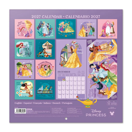 Grupo Disney Prinsessen Kalender 2027
