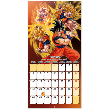Grupo Dragon Ball Z Kalender 2026