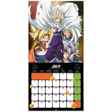Grupo Dragon Ball Z Kalender 2027