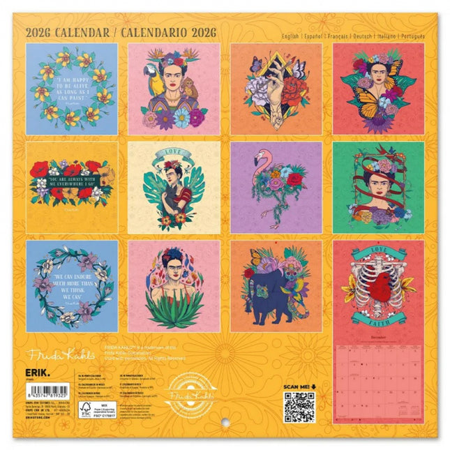 Grupo Frida Kahlo Kalender 2026