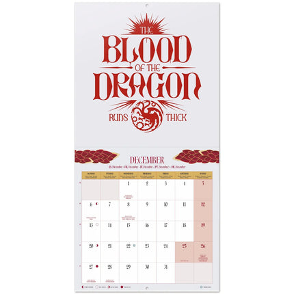 Grupo Game of Thrones Kalender 2027