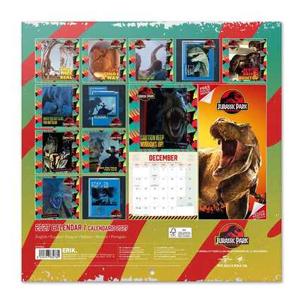 Grupo Jurassic Park Kalender 2027