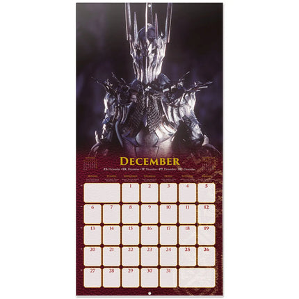 Grupo Lord of The Rings Kalender 2027