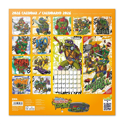 Grupo Ninja Turtles Kalender 2026