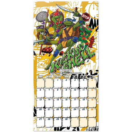 Grupo Ninja Turtles Kalender 2026