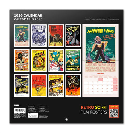 Grupo Retro Sci-fi Kalender 2027