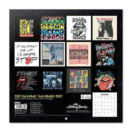 Grupo The Rolling Stones Kalender 2027