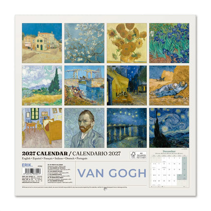 Grupo Vincent van Gogh Kalender 2027
