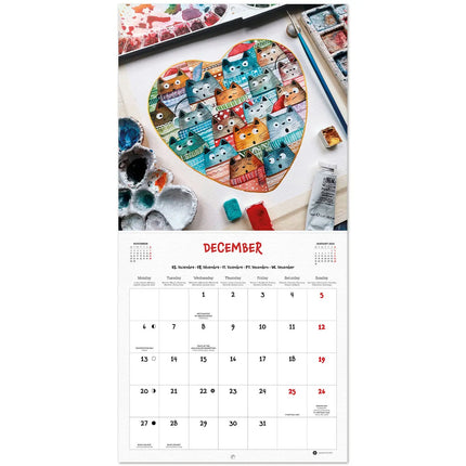 Grupo Watercolour Kalender 2027