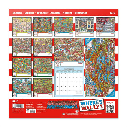 Grupo Where's Wally Kalender 2026