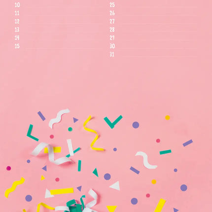 Hallmark Shiny Sparkles Verjaardagskalender