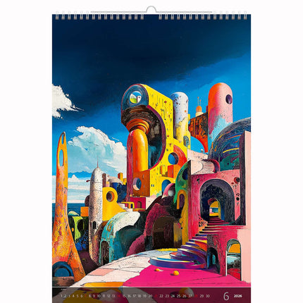 Helma Surreal New World Kalender 2026