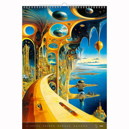 Helma Surreal New World Kalender 2026