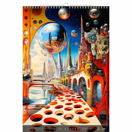 Helma Surreal New World Kalender 2026