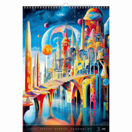 Helma Surreal New World Kalender 2026