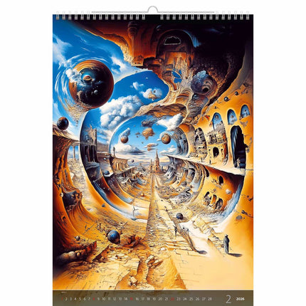 Helma Surreal New World Kalender 2026