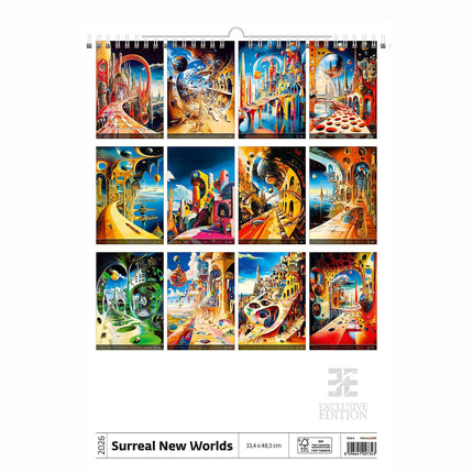 Helma Surreal New World Kalender 2026