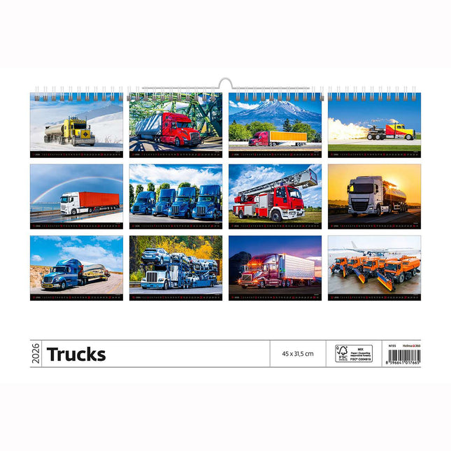 Helma Vrachtwagen Kalender 2026