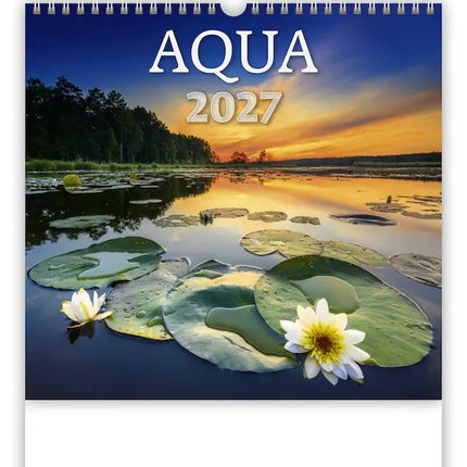 Helma Wandkalender 2027 Aqua
