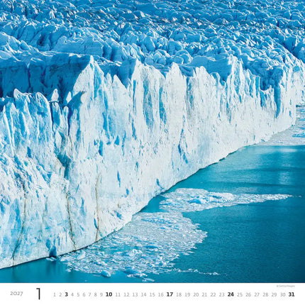 Helma Wandkalender 2027 Aqua
